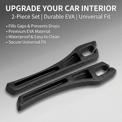 No Drop Seat Guard, Car Seat Gap Filler, Car Gap Filler Organizer, Universal Drop Seat Guards for Cars, Car Accessories Interior Prevent Stop Cellphone Wallet Keys Coins and Card from Dropping
