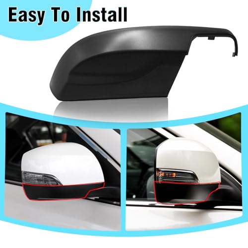 1PC Compatible with Subaru Mirror Bottom Cover Forester 2014-2018/Crosstrek Legacy Outback 2013-2014/Impreza 2012-2014, Clip-on 91054AJ220 Passenger Side Subaru Mirror Lower Cover-Right - style: Right Passenger Side