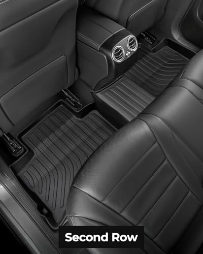 Floor Mats Cargo Liner for Mercedes Benz GLC300 2016-2022 (Not Fit GLC Coupe Series) All Weather TPE Mats for GLC300/GLC350e/GLC43 AMG/GLC63 AMG 2016 2017 2018 2019 2020 2021 2022 Accessories