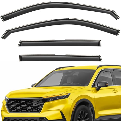 Extra Durable Window Deflectors in-Channel Window Visors Rain Guards Fit for Honda CR-V (CRV) 2023-2026, Sun Visors, Wind Vent for Shades, Exterior Car Accessories - 4pcs. AG0944 - color: For Honda CR-V 23-26
