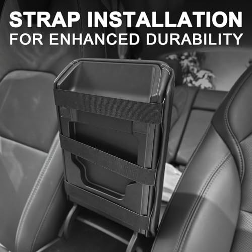 BestEvMod Center Console Armrest Pad Cover Compatible with Tesla Model Y Juniper 2026 2025 Extra Soft Microfiber Vegan Leather Protector Seat Armrest Cover OEM Style (Black) - color: Black-Regular, size: Juniper