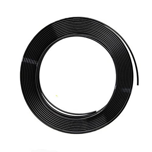 Car Door Edge Guards Chrome Black Universal U Shape Moulding Trim Strip Automotive Guard Door Protector Edge Guard Decorative for Sedans, Trucks, SUV, ATV (32FT, Black) - color: Black, size: 32FT