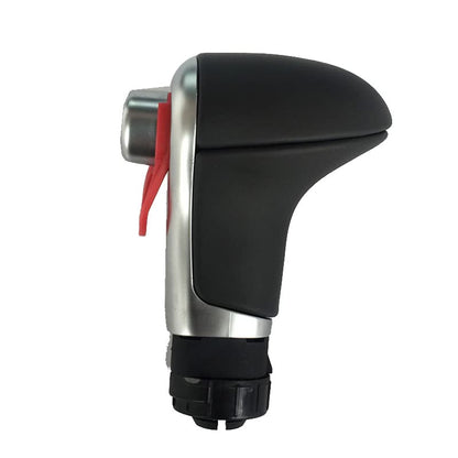 Automatic Left Hand Drive LHD Car Gear Shift Knob Gaitor Boot Cover Leather for Audi A6 C6 A3 8P A4 B8 A5 Q5 (Gear knob) - style: gear knob