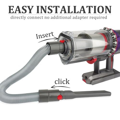Attachments Kit for Dyson V15 V15s V9 V8 V11 V12 V10 V7 Gen5 Cordless Vacuum Cleaner,Compatible with Detect/Absolute/Outsize/Slim Accessories Replacement Brush Parts - size: AA:Hose Attachment Kit