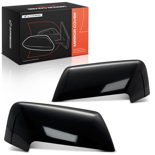 A-Premium 2 PCS Driver and Passenger Side Upper Rearview Mirror Covers Caps - Compatible with Ford Expedition 2007-2017 - Textured Black - color: Textured Black