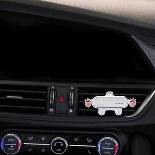 Car Cellphone Holder Strawberry Car Cradle Phone Holder Adorable Car Phone Holders Cute Phone Holders for Your Cars Phones Mount with Sturdy Air Vent Clip for All Smartphones - style: Strawberry