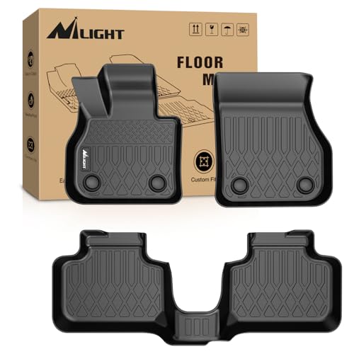 Nilight TPE Floor Mats for Mini Countryman F60 (Not for Manual Transmission) 2017 2018 2019 2020 2021 2022 2023 2024 All Weather Custom Fit Heavy Duty Floor Liners - color: 2017-2024 Mini Countryman F60