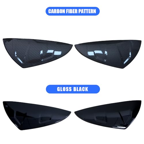 Mirror Caps Covers Compatible with Lexus Is300/Is350/IS500 2021-2023 All Models Side Door Rearview Mirror Cap Trim Accessories (Carbon Fiber Style) - size: Carbon Fiber Style