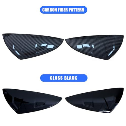 Mirror Caps Covers Compatible with Lexus Is300/Is350/IS500 2021-2023 All Models Side Door Rearview Mirror Cap Trim Accessories (Carbon Fiber Style) - size: Carbon Fiber Style