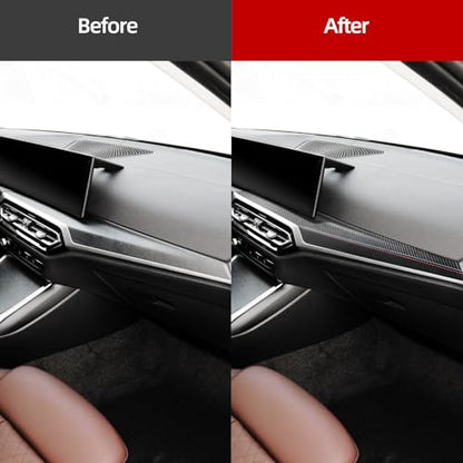 Betterhumz Car Central Instrument Dashboard Cover Trim Compatible with BMW G20 G28 G42 G23 3 4 Series 318i 320i 330i M340i 2020-2023 Car Interior Accessories PVC Leather B - size: Leather B