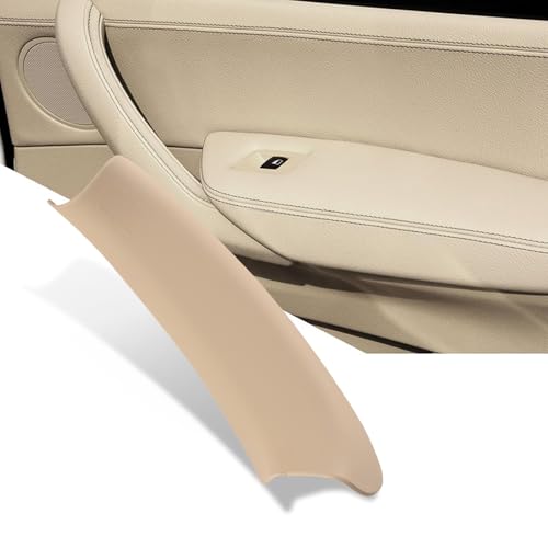 1PCS Beige Passenger Side Pull Handle Covers Compatible with X3 F25 2010-2016 X4 F26 2014-2017 Right Door Handle Interior Door Pull Handle - color: Beige, size: 1pcs Pull Handle(R)