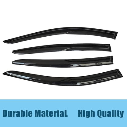 Outside Window Visors Rain Guards for Nissan Altima 2019-2024 Window Wind Deflectors Vent Visor Sun Shades 4pc Dark Smoke - size: For Altima 19-24