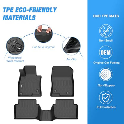 Nilight TPE Floor Mats for Mazda 3 2014 2015 2016 2017 2018, All Weather Custom Fit Heavy Duty Floor Liners - color: 2014-2018 Mazda 3