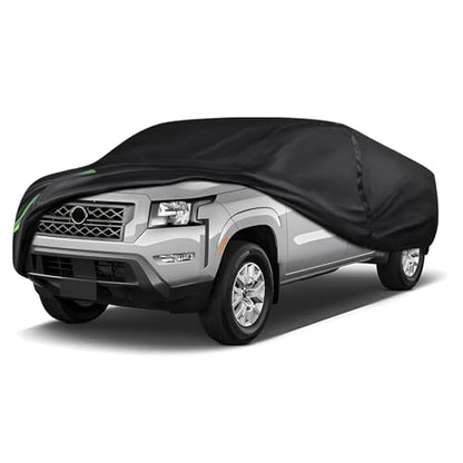 16-Layer 600D Heavy Duty Universal Full Car Cover for Outdoor & Indoor Use - All Weather Sun UV Rain Snow Dust Proof, Waterproof Scratch Resistant,Fits Pickup Body Length 198"-220"/16.5-18.3 ft - size: Truck-579