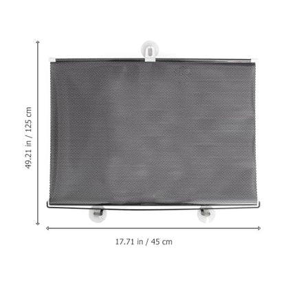 PATKAW (1 Pcs) Window Blinds, Blackout Shades No Drill, Suction Cup Temporary Roller Blind, Light Blocking Window Cover for Bedroom, Office, Nursery, Home Privacy, Travel, Rv and Car - size: Size 3