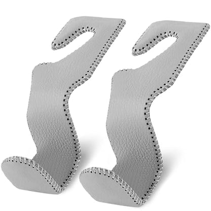Car Purse Hook, Headrest Hooks for Car Bag Hooks Seat Hooks Holder Car Accessories Interior, 2 Pack Grey - color: Gray