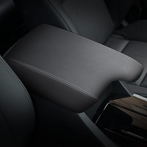 AOMSAZTO Console Covers for 2013-2017 Honda Accord Armrest Cover for Honda Accord Black with Black Stiches - color: black-1