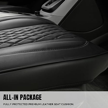 CAR PASS Bling Diamond Back Seat Covers, Nappa Leather Rear Seat Bench Cushion Waterproof Breathable Back Row Protector Universal Fit Car Sedan SUV Pickup Truck Shining Rhinestone Sparkle, Black - color: Black Diamond Rear, size: Back Rear Seats
