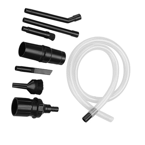 WALFRONT Universal Vacuum Cleaner Attachment Kit with 9 Micro Tools for Car Interior and Electronics