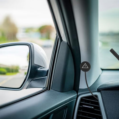 Mobestech Car Blind Spot Monitoring Light with Line-Connected Sensor for Lane Change Assistance and Enhanced Driving Safety Easy Installation 11.8 Inch