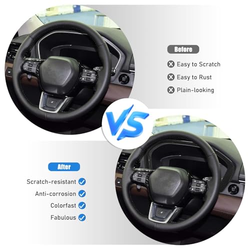 Dashboard Meter Panel Frame Trim for Honda Pilot 2023 2024 2025/ Honda Passport 2026 Accessories, ABS Car Center Console Dashboard Meter Decor Cover, 1Pcs (Carbon Fiber Pattern)