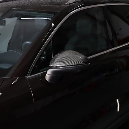 Rearview Mirror Cover Cap Compatible with Porsche Cayenne 2018-2022, Side Car Mirror Caps Automotive Exterior Accessories