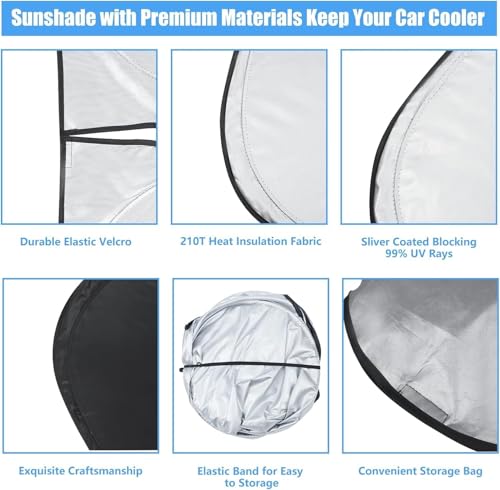 Windshield Sun Shade for Chevrolet Equinox 2018 2019 2020 2021 2022 2023 2024 Accessories Fit Chevy Window Sunshade Sun Visor Windshield Cover, 4 Layers UV Protector Car Accessories Shield Shade - size: G1. for Chevy Equinox 2018-2024