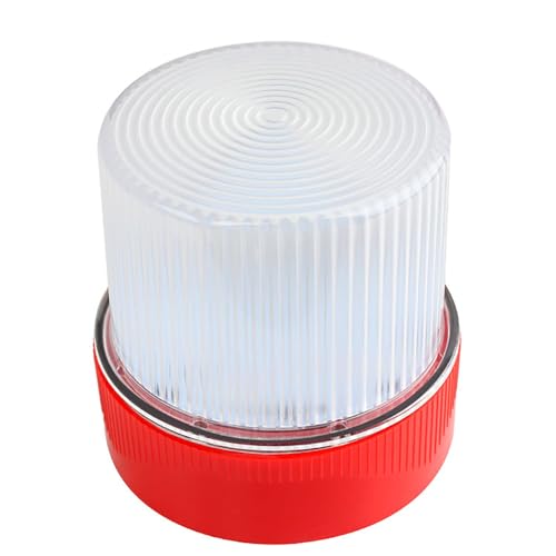 Magnetic Wireless Warning Light Portable Flashing Emergency Safety Warning Light for Trucks Vehicles Car IP67 Water Proof (Red White) - color: Red White