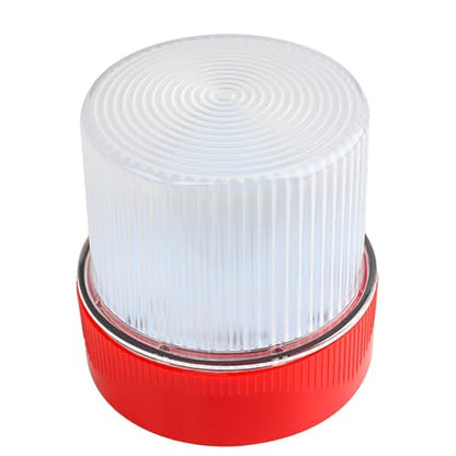 Magnetic Wireless Warning Light Portable Flashing Emergency Safety Warning Light for Trucks Vehicles Car IP67 Water Proof (Red White) - color: Red White
