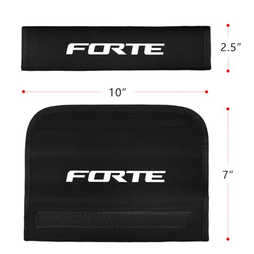 2PCS Seat Belt Covers Compatible with KIA K3 2019-2021 Car Accessories, Seatbelt Shoulder Strap Pads Safety Belt Cushions Protective Sleeves - color: Seat Covers-FORTE