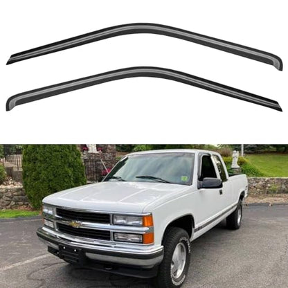 Window Visors Rain Guards for 1988-1999 Chevy/GMC C/K 1500/2500/3500 Standard Cab, Out-Channel Window Vent Wind Deflectors Visors Shades for 1995-1999 Tahoe, 1992-1994 Blazer Regular Cab, 2pcs - size: 1995-1999 Tahoe/Yukon Standard
