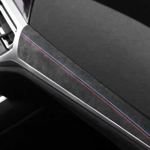 Betterhumz Car Central Instrument Dashboard Cover Trim Compatible with BMW G20 G28 G42 G23 3 4 Series 318i 320i 330i M340i 2020-2023 Car Interior Accessories for Alcantara Style A - size: Suede A