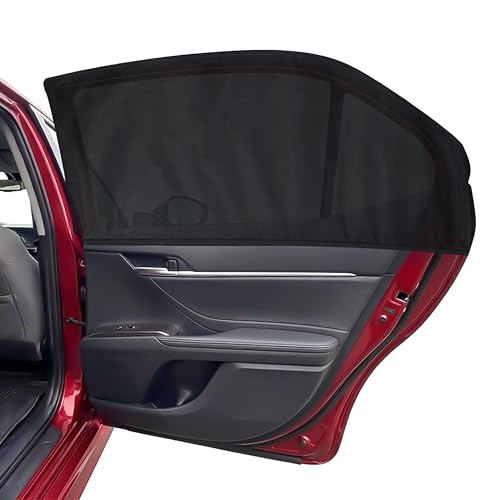 EcoNour Custom Fit Car Window Screens for Toyota Camry 2018–2024 | Rear Side Mesh Sun Shade Cover for Baby Privacy & Blackout Camping Protection | Breathable Car Window Accessories - size: Fit for Toyota Camry 2018–2024