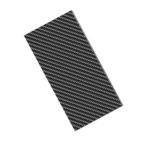 200X500X1.0MM 3.0MM 5.0MM 100% 3K Carbon Fiber Laminate Plate Matt Surface Twill Weave Panel Sheet 1.0MM Thickness (Plain Weave Glossy Finish, 500 * 200 * 3mm) - color: Plain Weave Glossy Finish, size: 500*200*3mm
