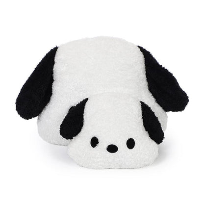 Cute Car Headrest & Lumbar Support Seat Cushion Adorable Black & White Dog Pattern, Comfortable & Durable Accessories Pillow, Set Includes 1Headrest &1 Lumbar Support