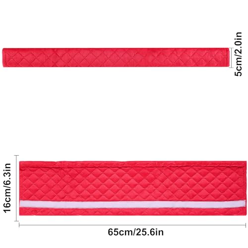 Amooca Soft Automotive Seat Belt Cover Seatbelt Shoulder Pad Neck Protector Cushions Universal Fit SUV Trucks Backpack Red Extra Long 25.6in - color: Red, size: 25.6in-1pc