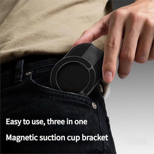 3-in-1 Suction Magnetic Phone Holder,2026 New Foldable & 360°Rotatable Phone Holder, Universal Portable Phone Stand for Car Dashboard, Gym, Kitchen, Office (1PCS)