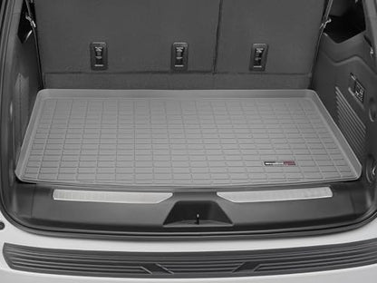 WeatherTech Cargo Trunk Liner for Cadillac Escalade ESV, Escalade-V ESV, Suburban - Behind 3rd Row (421390), Grey - color: Grey