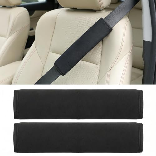 2pcs car seat Belt Cushion, Comfortable seat Belt Protection pad, can Prevent Friction and Irritation, Suitable for Neck, Shoulder, Collarbone and Chest seat Belt Cushion, to Prevent Injury.