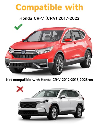 in-Channel Window Rain Guards Fit for Honda CRV (CR-V) 2017 2018 2019 2020 2021 2022, Extra Durable Window Visors Window Deflectors Vent Visors Vent Shades Car Accessories-4 pcs - size: Fit for 2017-2022 Honda CR-V (CRV)