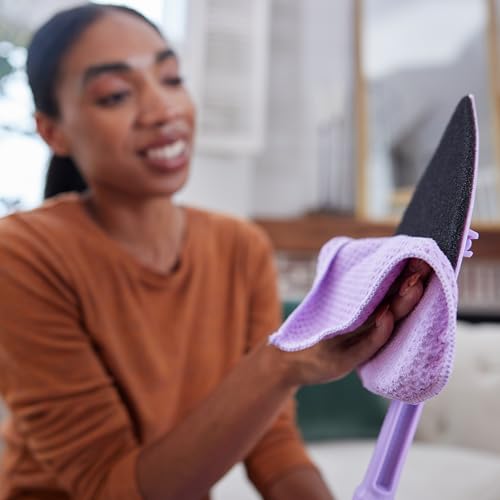 Invisible Glass 95170 Reach & Clean Home Glass Cleaning Tool Replacement Quick Change Microfiber Covers for Streak-Free Glass, Window, and Mirror Cleaning, Pack of 6 - style: Replacement Covers
