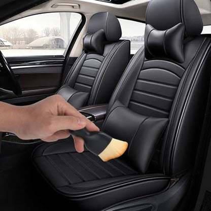 Car Interior Cleaning Brush, 4 Car Brush Interior Dust Brush, Car Interior Detailing Brush, Soft Bristle Automotive Interior Dusting Brush Tools for Crevice Dashboard Leather Air Conditioner Vent