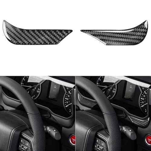 NVCNX Real Premium Carbon Fiber for Toyota Tundra 2022-2026 / Sequoia 2023-2026 2024 2025 Truck Pickup SUV Car Dash Instrument Cluster Cover Interior Trim Accessories Thick Overlay Sticker Decal 2PCs - color: Dash Instrument Cluster Trim
