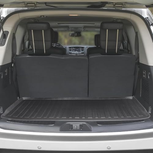 Premium Cargo Liner for Nissan Armada 2017-2025- 100% Protection - Custom Fit Car Trunk Mat - All-Season Black Cargo Mat - 3D Shaped Laser Measured Trunk Liners for Infiniti QX80