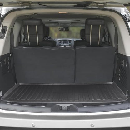 Premium Cargo Liner for Nissan Armada 2017-2025- 100% Protection - Custom Fit Car Trunk Mat - All-Season Black Cargo Mat - 3D Shaped Laser Measured Trunk Liners for Infiniti QX80