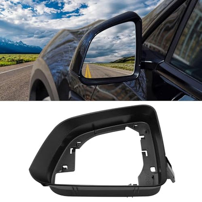 Jaronx Compatible with Tesla Model Y Side Mirror Cover Housing 2018-2025, Left Driver Side Door Wing Rearview Mirror Frame Cover Compatible with Tesla Model Y Accessories - size: Model Y Left