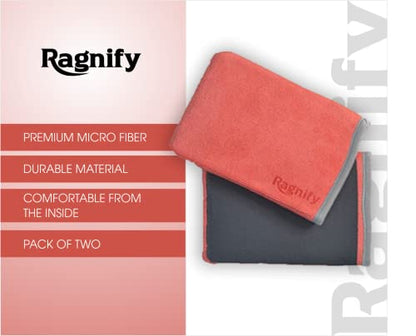 Pack of 2 Clay Mitt Auto Detailing Medium Grade Clay Bar Alternative Mitt for Flawless Removal of Surface Bonded Micro Contaminant (Red) - color: Red