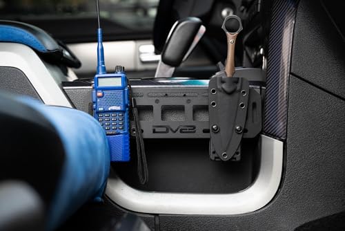 DV8 Offroad Universal Molle Panels | Can Be Mounted Almost Anywhere Including Vehicles, Garages, etc. | Available in 6 Sizes | Universal Mounting for Tools, Recovery Gear, & More (11" x 3") - size: 11" x 3"