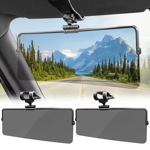 Sun Visor Extender for Cars, 2 Pack Universal Sun Visor Extender for Car Easy to Install, UV400 Anti-Glare Protects from Glare, UV Rays, Snow Blindness for Safe Driving - size: Sun Visor for Car-2 PCS