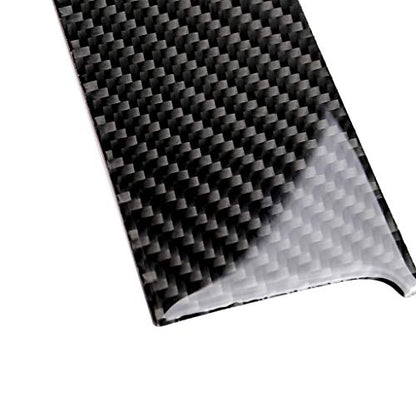 NVCNX Car Dashboard Dash Trim Cover Decal Compatible with Lexus IS250 2014 2015 / IS200t 2016 2017 / IS300 2016-2020 / IS350 2014-2020 Carbon Fiber Interior Trim Accessories Black - A - color: Dashboard Trim - a